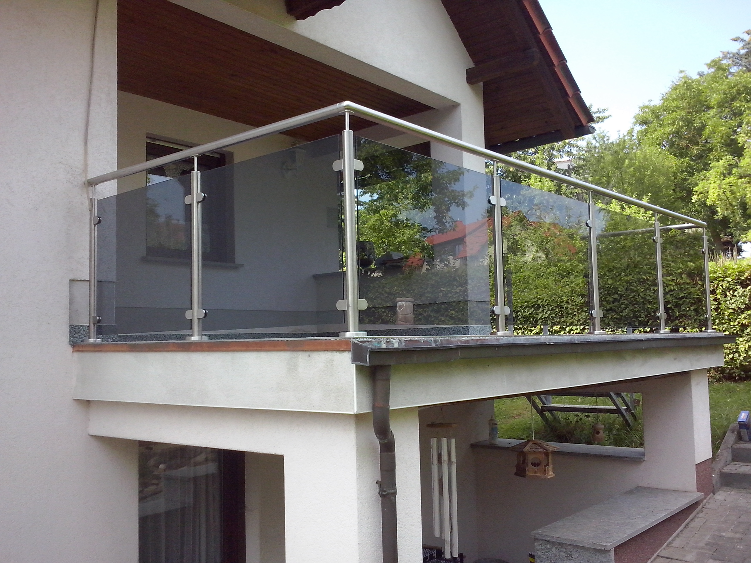 Glassrekkverk terrasse